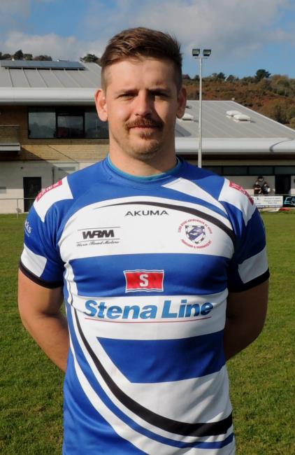 Ben John - scored a try for Fishguard from his outside centre berth